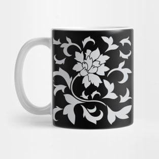 Oriental Flower – Silver Mug